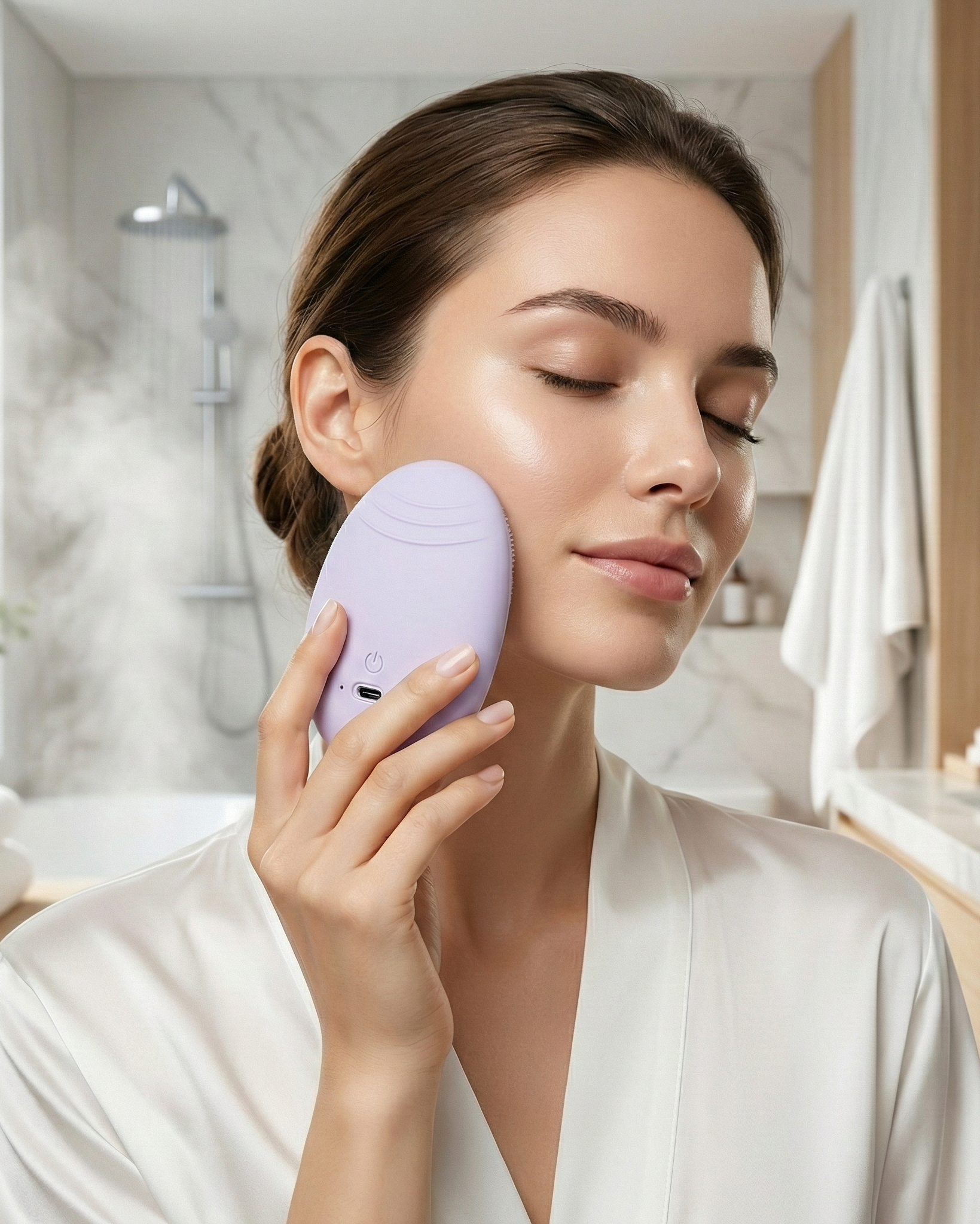 Limpiador Facial Sónico & Masajeador Reafirmante