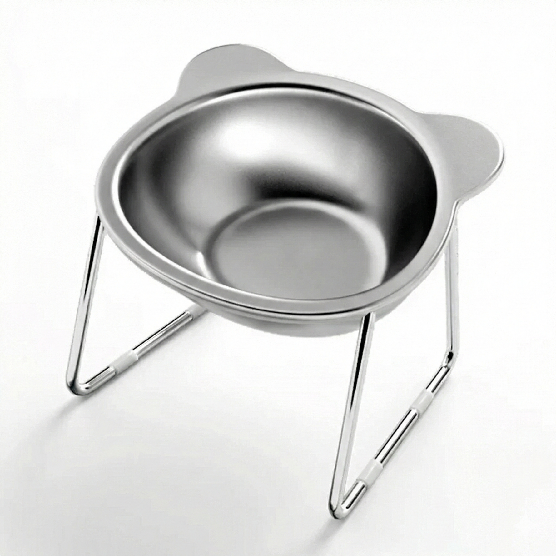 Comedero Ergonómico Elevado & Inclinado (Acero Inoxidable 304)