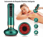 Dispositivo eléctrico de ventosaterapia – Masajeador de succión con calor infrarrojo y 6/12 niveles de intensidad