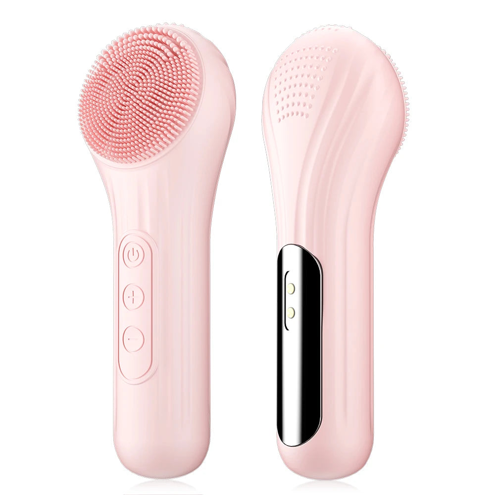Cepillo Facial Sónico 4 en 1 – Limpieza Profunda, Exfoliación Suave y Cuidado Diario de la Piel