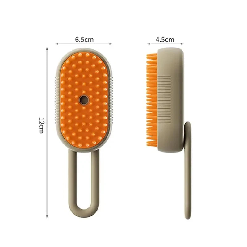 Cepillo de Vapor & Masaje Spa para Mascotas (3 en 1)