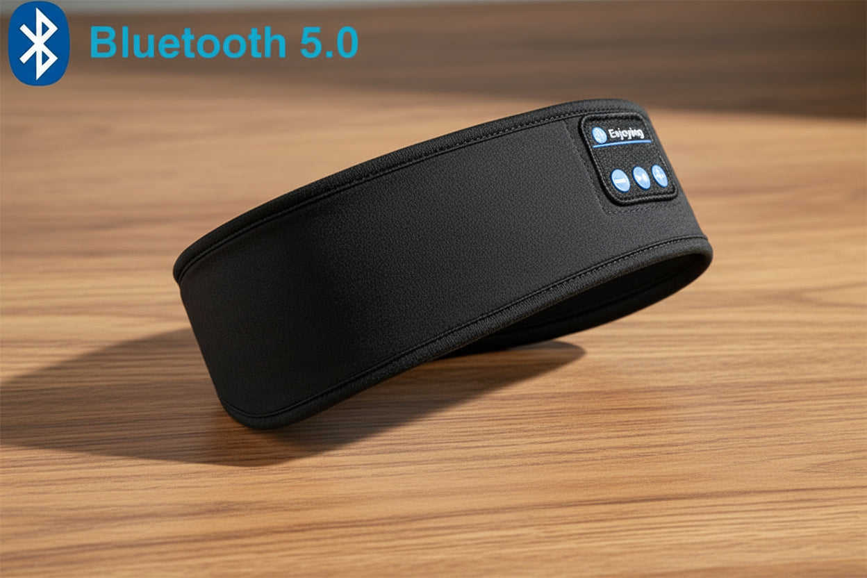 Máscara para Dormir con Bluetooth y Auriculares Inalámbricos Ultra Comfort