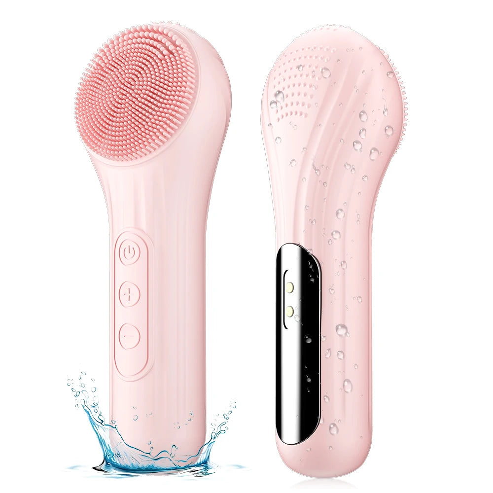 Cepillo Facial Sónico 4 en 1 – Limpieza Profunda, Exfoliación Suave y Cuidado Diario de la Piel