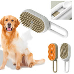 Cepillo de Vapor & Masaje Spa para Mascotas (3 en 1)