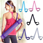 Correa portátil ajustable para esterilla de yoga – Cinturón de transporte elástico y cómodo