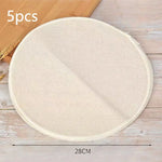 Pack 5 Paños de Algodón Natural para Vaporera (28cm)