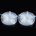 Tapas de Silicona Reutilizables "Eco-Seal" (Pack 6 Unidades)