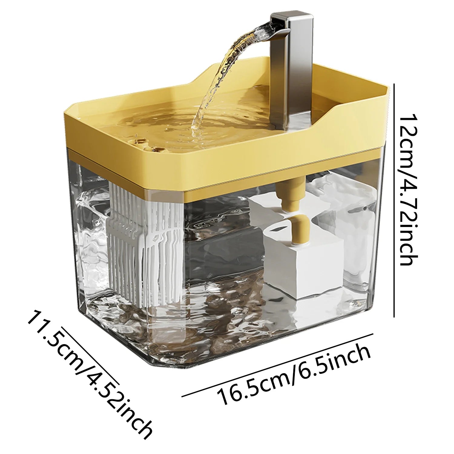 Fuente de Agua Automática Ultra-Silenciosa (1.5L)