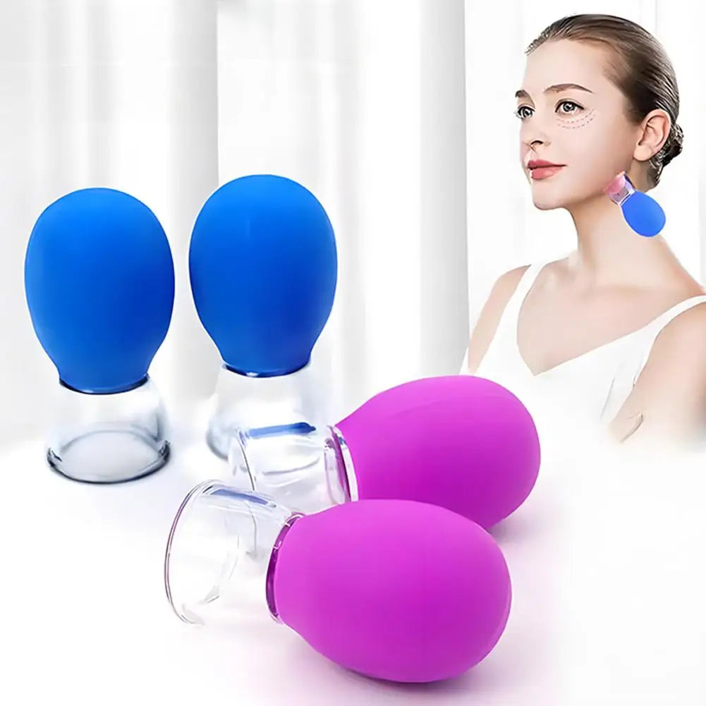 Kit de Ventosas Faciales (Face Cupping) - Drenaje & Lifting Natural